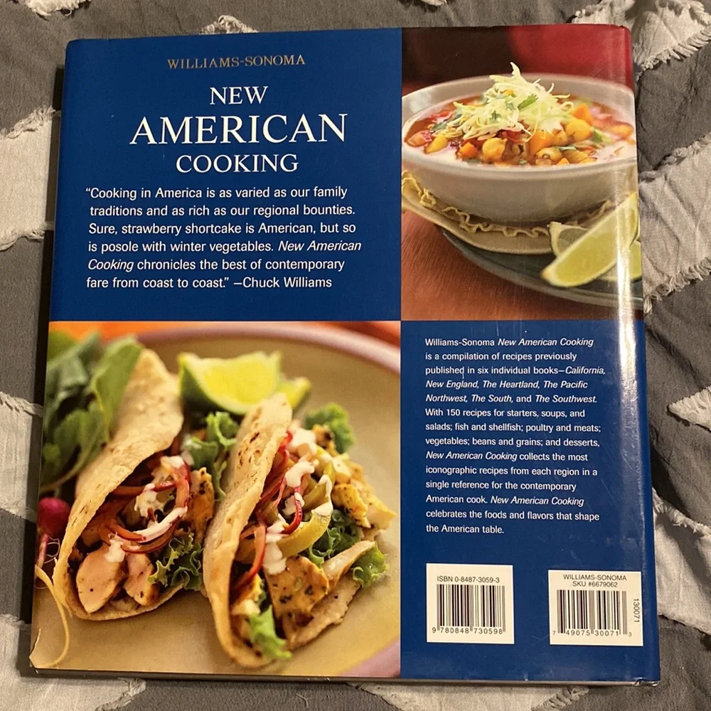 Williams-Sonoma New American Cookbook NWOT